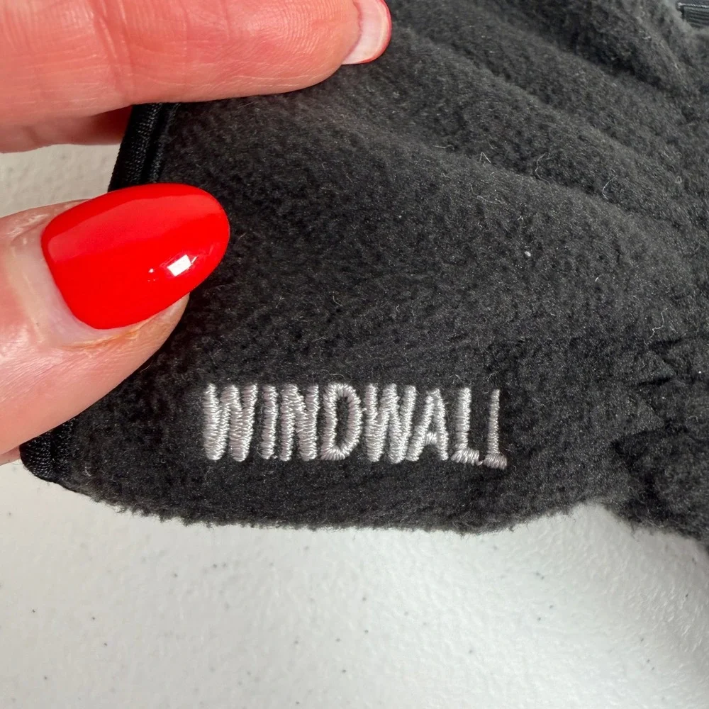 The North Face Large Gloves WindWall Black Fleece Mens Winter Outdoor TB8F AVDN